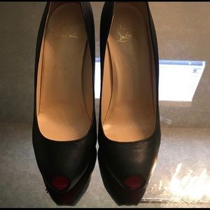 Authentic Louboutin Peep Toe